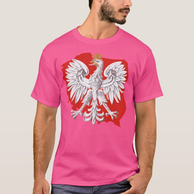Camiseta Esquema polaco del águila (Anverso)