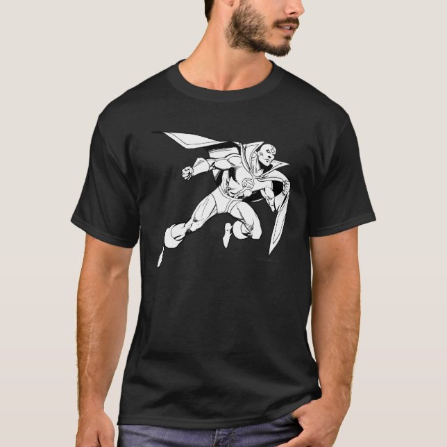 Camiseta Esquema rojo de tornado (Anverso)