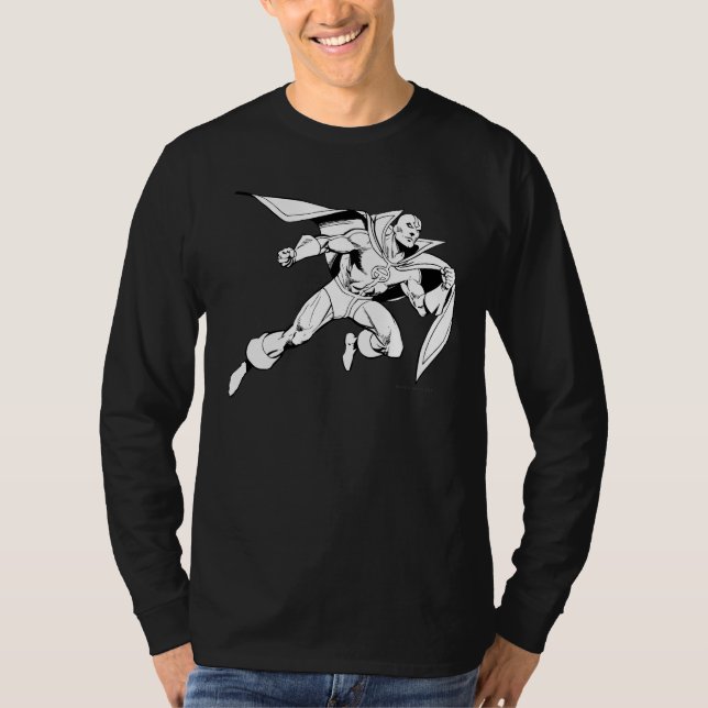 Camiseta Esquema rojo de tornado (Anverso)