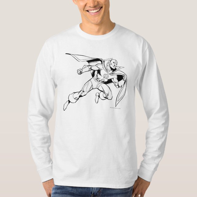 Camiseta Esquema rojo de tornado (Anverso)