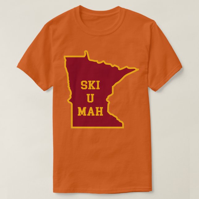 Camiseta Esquema Ski U Mah MN (Diseño del anverso)