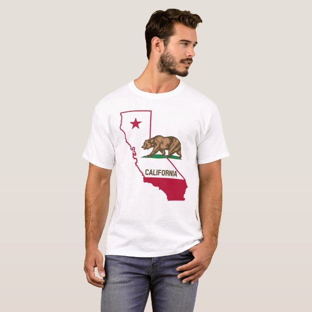 Camiseta Esquema y marca de California (Anverso completo)