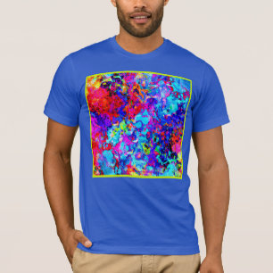Camiseta Esquemas de color cautivadores de patrones abstrac