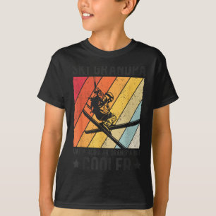Camiseta Esquí abuelo como un abuelo regular pero esquí más
