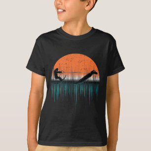 Camiseta Esquí acuático críptido Monstruo del lago Ness Div