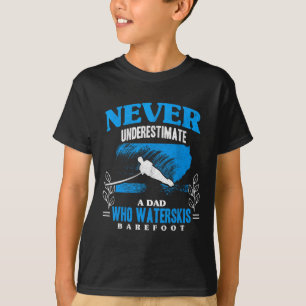 Camiseta Esquí acuático de nubes de peatones de esquí acuát