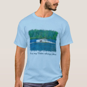 Camiseta Esquí acuático de verano y lago