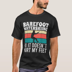 Camiseta Esquí acuático descalzo No me duele los pies