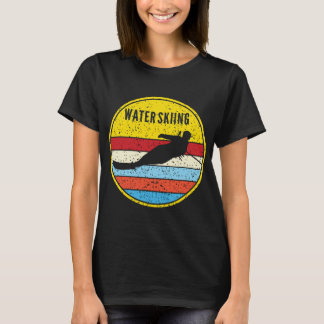 Camiseta Esquí acuático esquí náutico Retro
