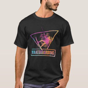 Camiseta Esquí acuático retro genial para wakeboard