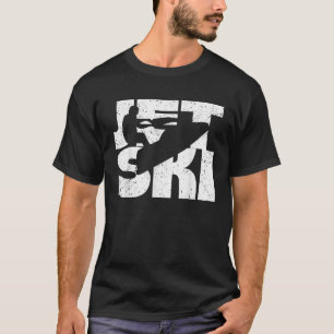 Camiseta Esquí acuático retro vintage deportes acuáticos em