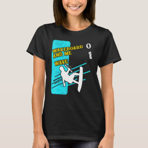 Camiseta Esquí acuático slalom Wakeboard Esquí Ola Humor