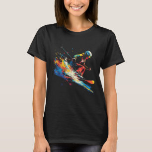 Camiseta Esquí alpino de deportes de invierno Pintura Salpi