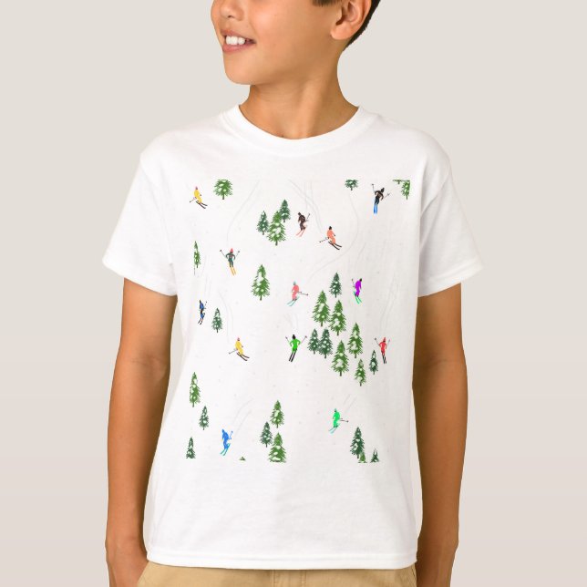 Camiseta Esquí alpino de vacaciones (Anverso)