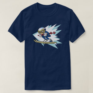 Camiseta Esquí alpino estilo anime ilustracion Juegos de In