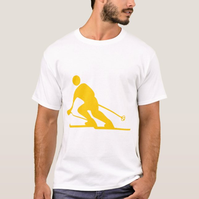 Camiseta Esquí - Ámbar (Anverso)