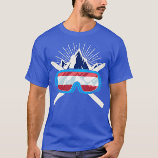 Camiseta Esquí Austria Bandera Austríaca Esquiar Deporte In
