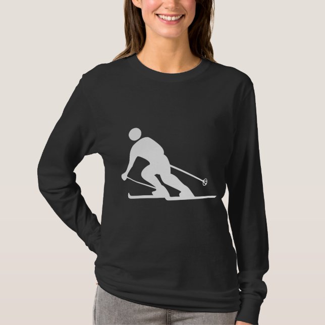 Camiseta Esquí - Blanco (Anverso)