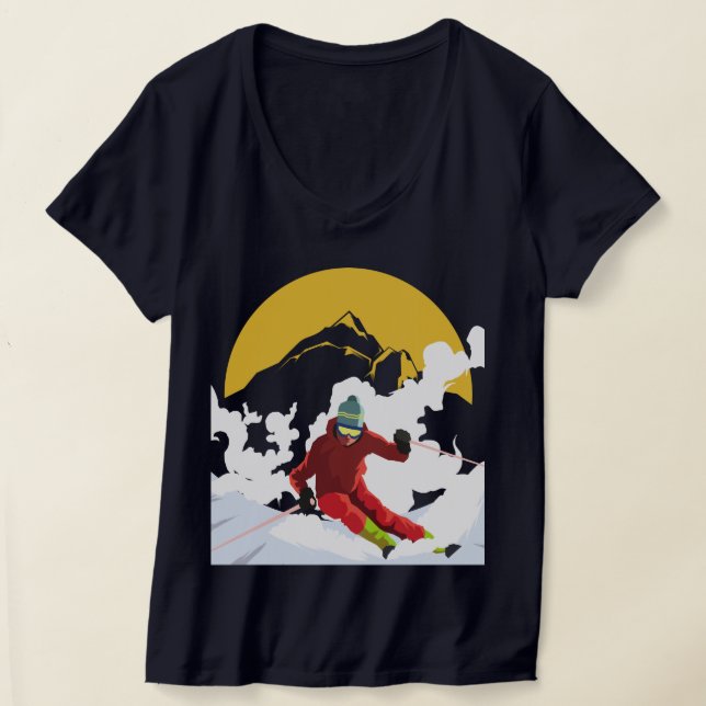 Camiseta Esquí cuesta abajo (Distribución )