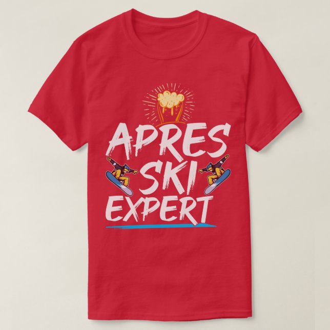 Camiseta Esquí de Apres Expert (Diseño del anverso)