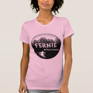 Camiseta Esquí de Canadá de la Columbia Británica de Fer