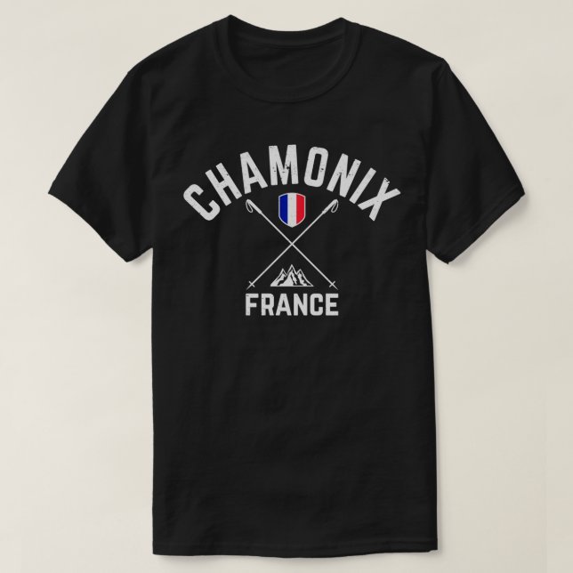 Camiseta Esquí de Chamonix (Diseño del anverso)