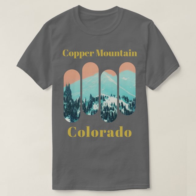 Camiseta Esquí de Copper Mountain Colorado 2 (Diseño del anverso)
