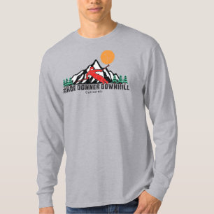 Camiseta Esquí de descenso de Retro Tahoe Donner