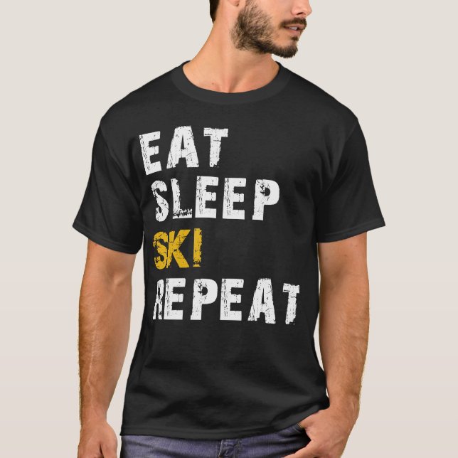 Camiseta esquí de dormir (Anverso)