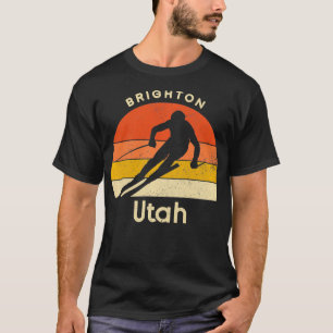 Camiseta Esquí de época Brighton Utah
