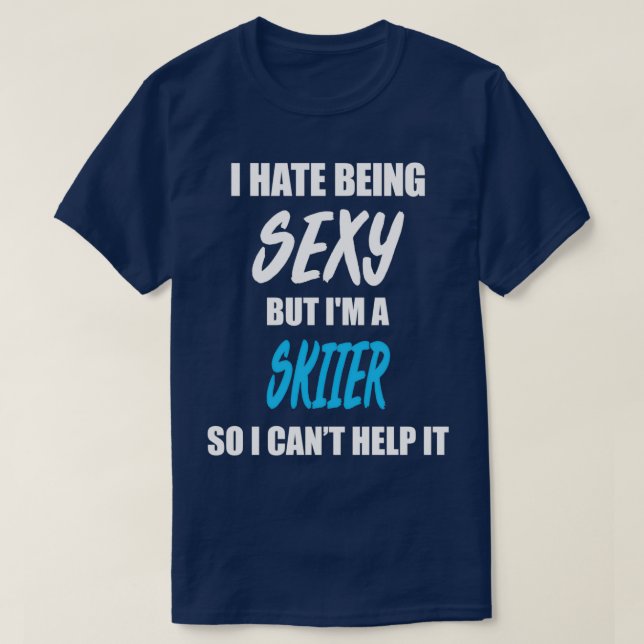 Camiseta Esquí de esquí (Diseño del anverso)