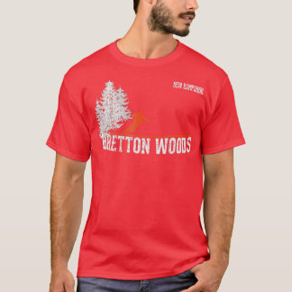Camiseta Esquí de estilo Bretton Woods NH de los años 1980