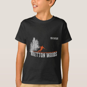 Camiseta Esquí de estilo Bretton Woods Nh de los años 80