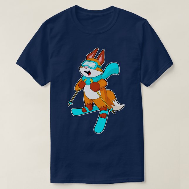 Camiseta Esquí de Fox Skier (Diseño del anverso)