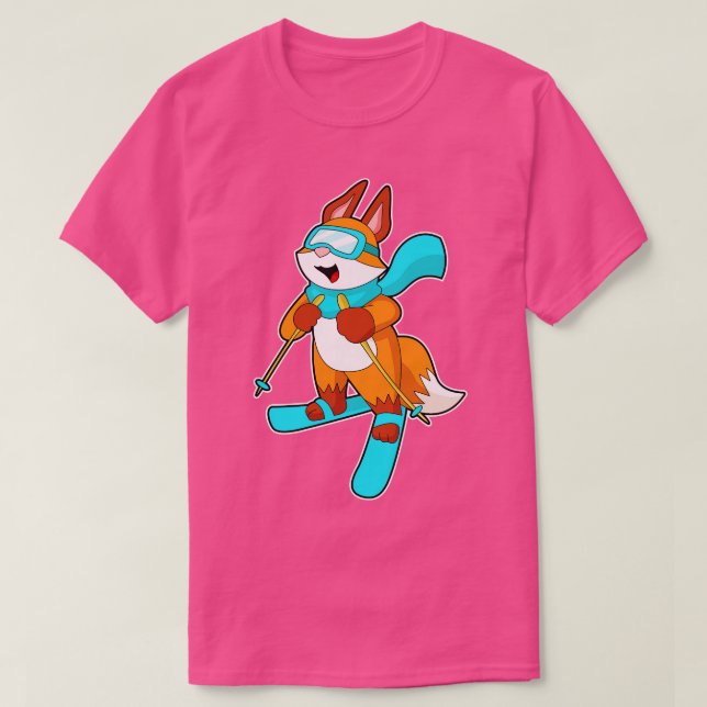 Camiseta Esquí de Fox Skier (Diseño del anverso)