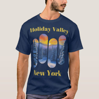 Camiseta Esquí de Holiday Valley New York 4
