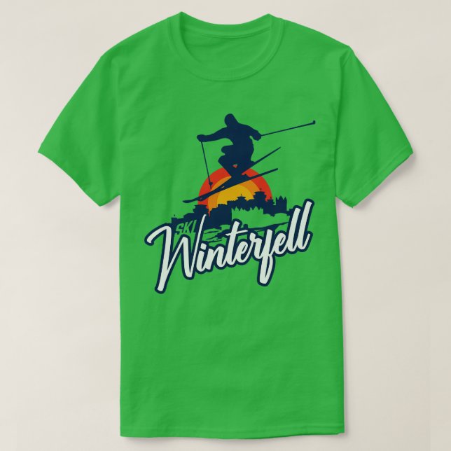 Camiseta Esquí de invierno (Diseño del anverso)