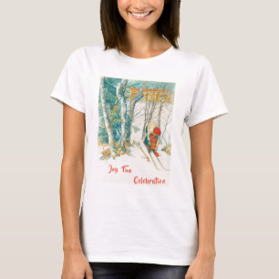 Camiseta Esquí de invierno por Carl Larsson