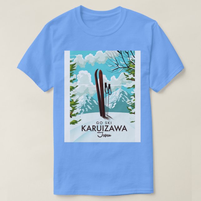 Camiseta Esquí de Karuizawa Japón (Diseño del anverso)