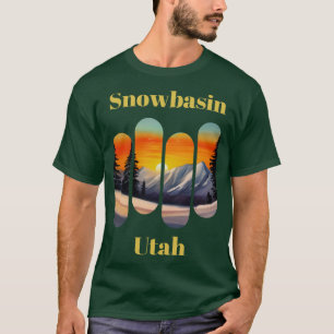 Camiseta Esquí de la cuenca de nieve Utah 2