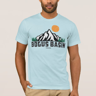 Camiseta Esquí de la Cuenca del Retro Bogus
