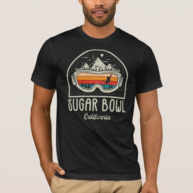 Camiseta Esquí de la montaña Retro Sugar Bowl (Anverso)