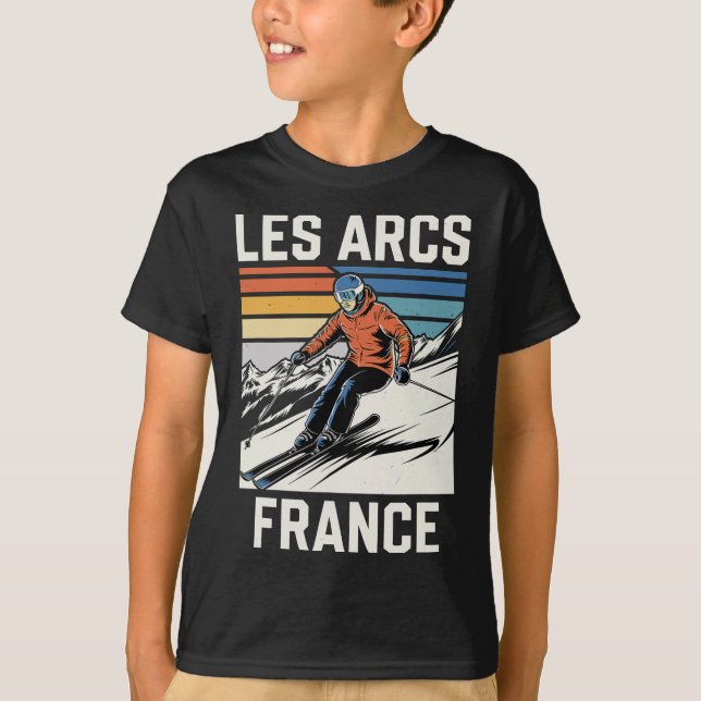 Camiseta Esquí de Les Arcs Francia (Anverso)