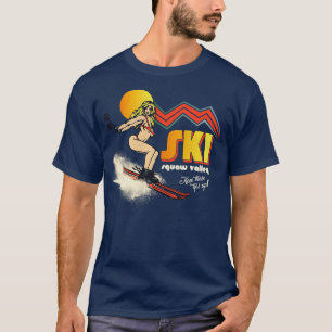 Camiseta Esquí de los 70s80s de Ski Squaw Valley estilo rec