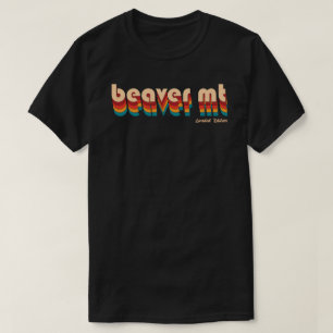 Camiseta Esquí de montaña Retro Beaver