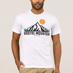 Camiseta Esquí de montaña Retro Bristol
