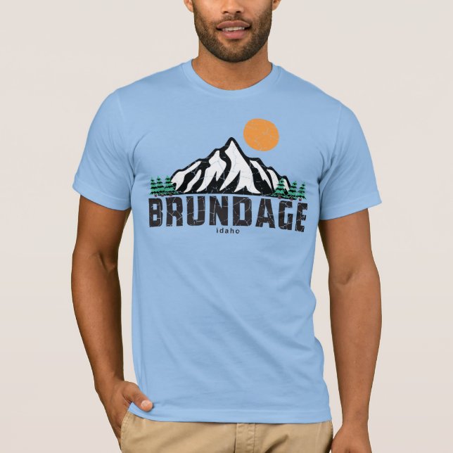 Camiseta Esquí de montaña Retro Brundage (Anverso)