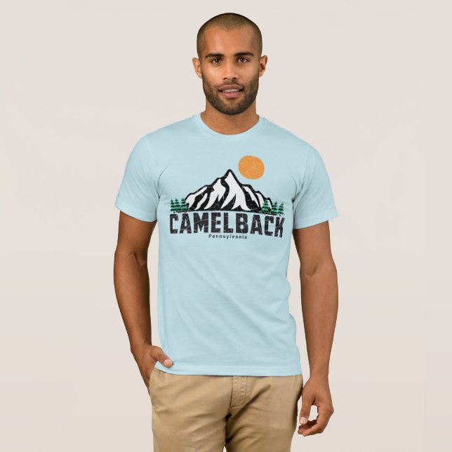 Camiseta Esquí de montaña Retro Camelback (Anverso completo)