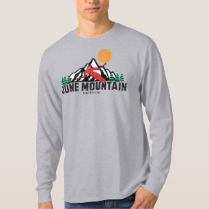 Camiseta Esquí de montaña Retro June