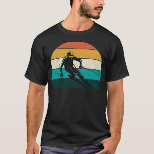 Camiseta Esquí de montaña Retro Vintage Downhill Ski Sl